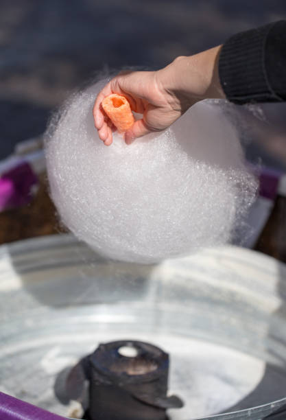 istock Preparation of sweet cotton wool 691188830