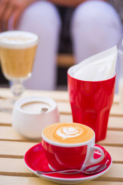istock Close-Up Of Cappuccino At Cafe 691194040