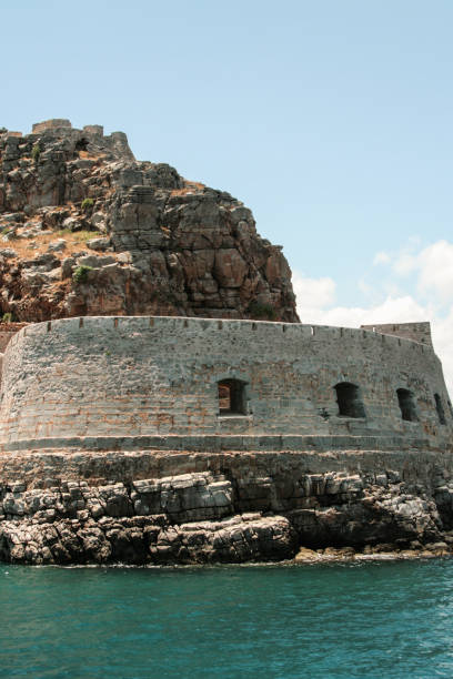 istock Old venetian fortress on Spinalonga island, Crete, Greece 691195258