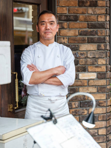 istock Japanese Chef Working in a Tokyo Restaurant 691207958