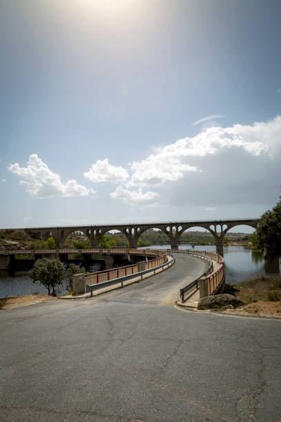 istock Road crossing a dam 691214470