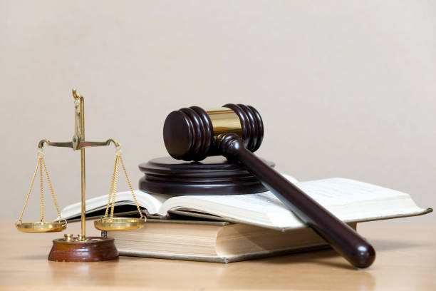 istock wooden gavel and books 691222082