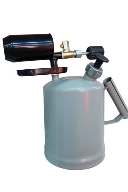 istock Liquid-fuelled torches on white 691225868