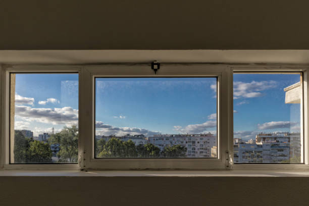 istock View of lisbon city from window with sunset 691228690