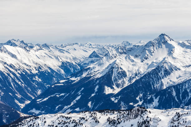 istock Winter landscape in Alps 691229048