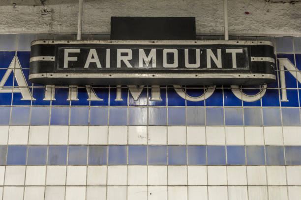 istock Vintage sign in a subway station 691232610
