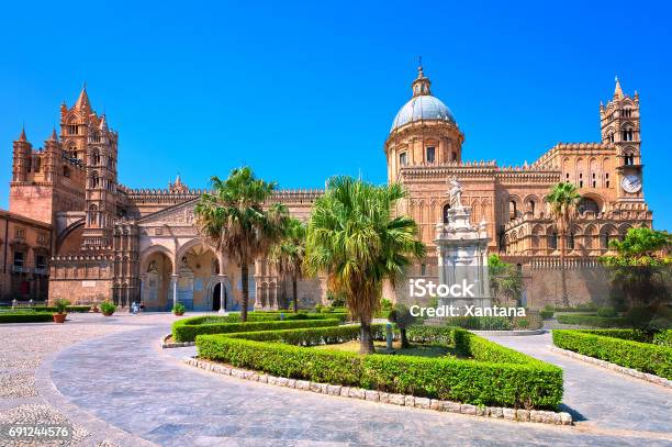Cathedral Of Palermo Sicily Italy Stock Photo - Download Image Now - Palermo - Sicily, Sicily, Cathedral