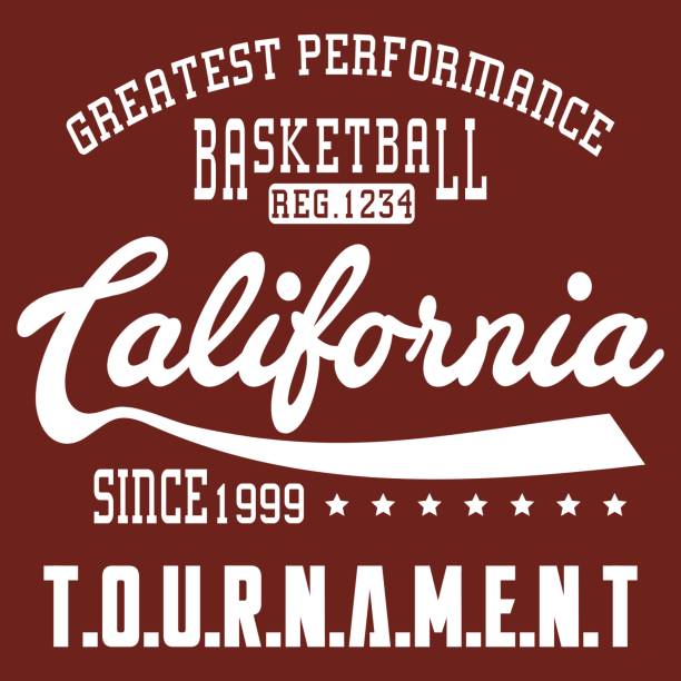 istock design basketball california for t-shirts 691245018