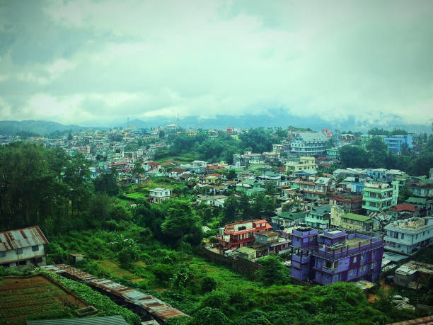 istock view of shillong. 691248578