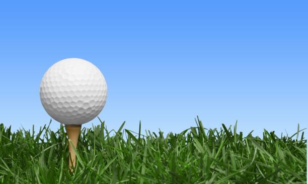 golf. - teeing off imagens e fotografias de stock