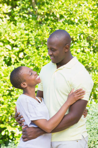 istock Happy smiling couple to hug 691261458