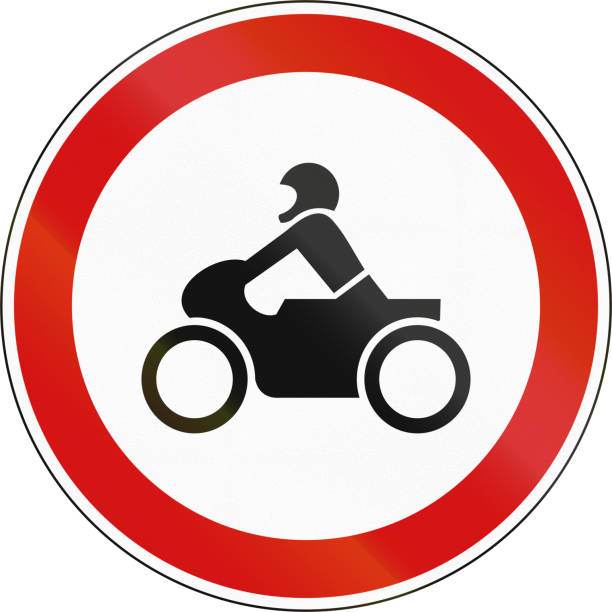 istock A Slovenian prohibition sign - No Motorcycles 691261592