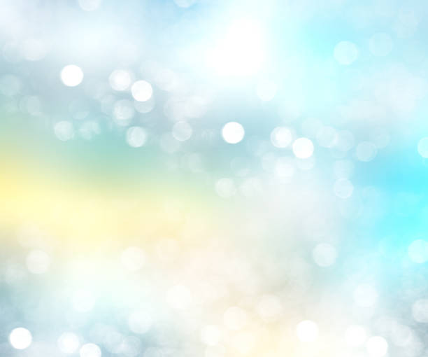istock Blue abstract blurred bokeh background illustration. 691261660