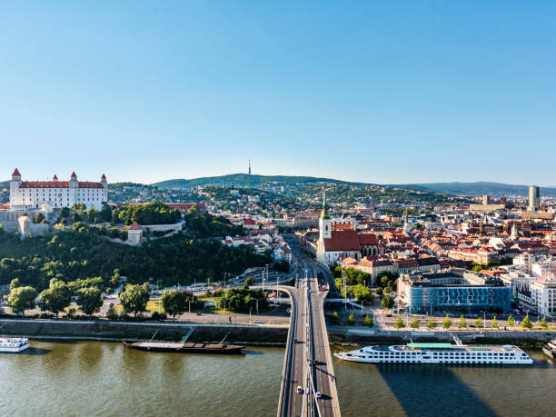 istock view to skyline of Bratislava with river Danube 691282730