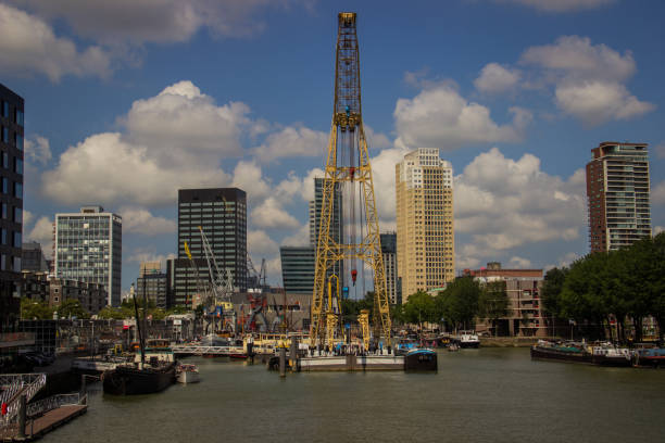 istock Rotterdam canal and building 691282902