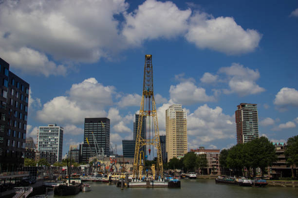 istock Rotterdam canal and building 691283124