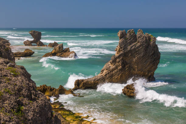 istock Beautiful coastline with rock formations 691286544