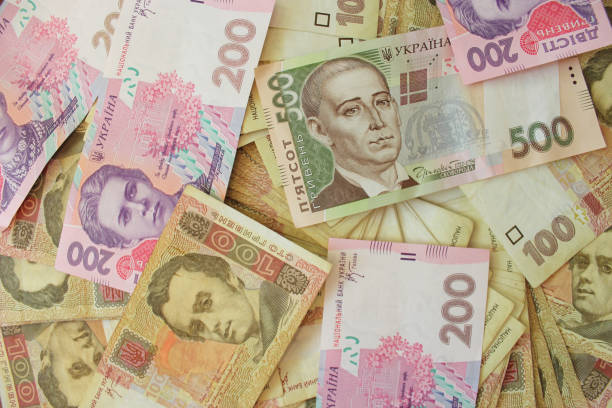 istock different Ukrainian money in cash 691287986