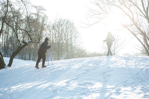 istock Couple Winter Hike to the Top 691290124