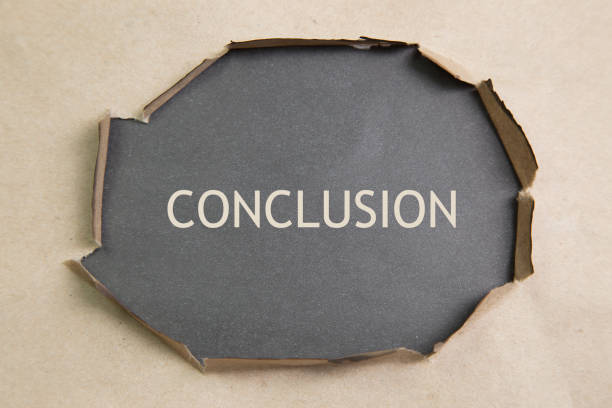 istock The text conclusion appearing behind torn brown paper 691297950