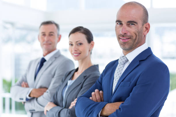 istock Business colleagues looking at camera 691308842