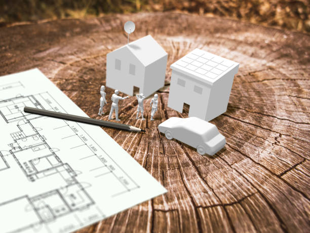 istock 3D illustration of life plan 691314786