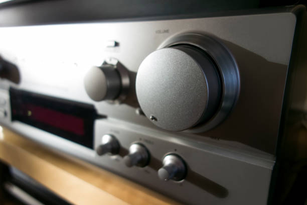 istock volume knob of a hi-fi 691318858