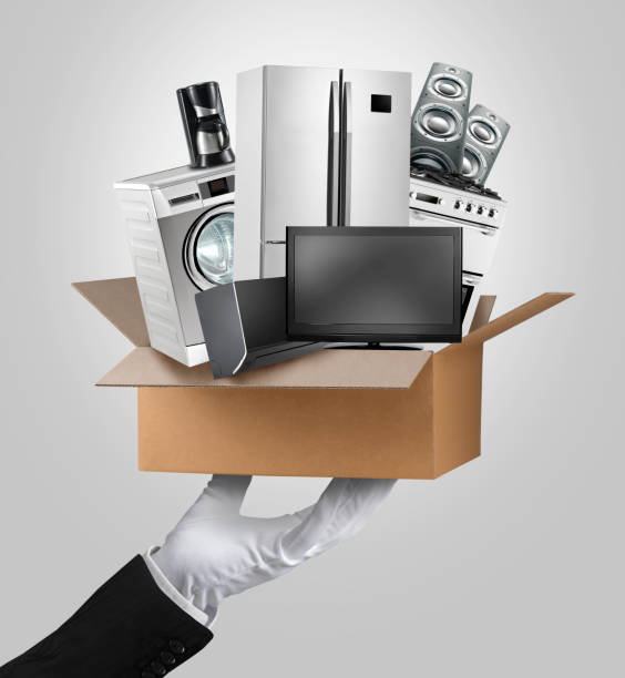 istock waiter serving a box of appliances 691319232