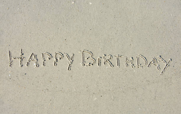 istock happy birthday message in sand 691327264
