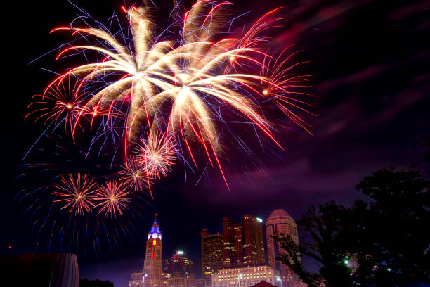 Feuerwerk in Columbus, Ohio – Foto