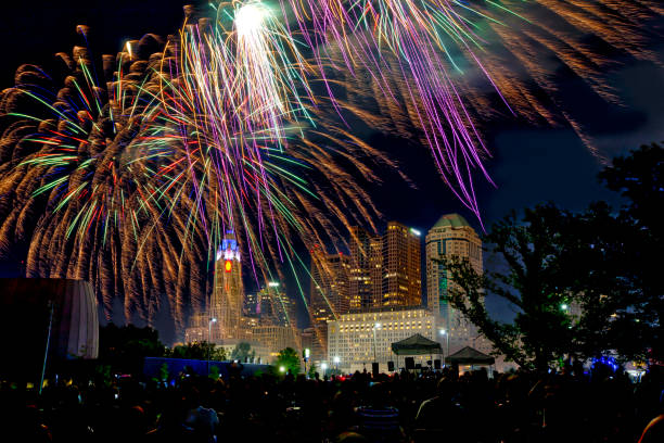 Fireworks in Columbus, Ohio