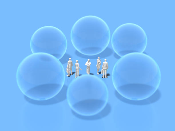istock 3D illustration of six theme categories 691330964