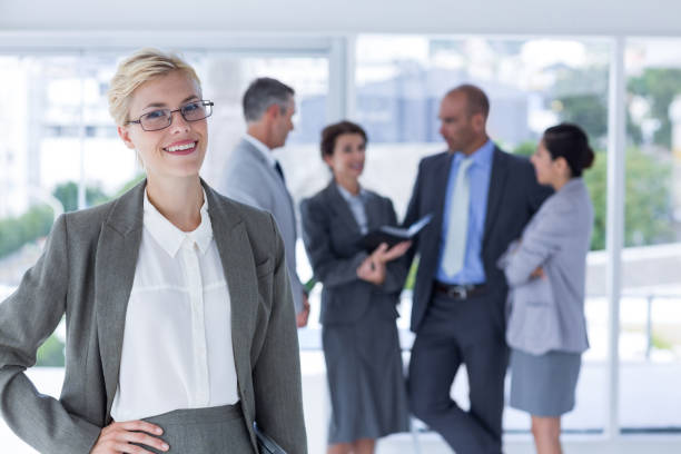 istock smiling businesswoman looking at the camera 691330982