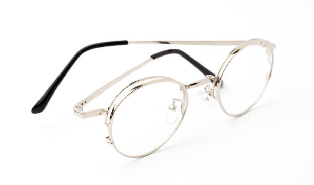 istock silver Eye Glasses Folded Isolated on White 691334884