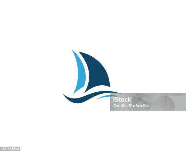 Sailing Emblem Stock Illustration - Download Image Now - Sailboat, Icon Symbol, Sailing