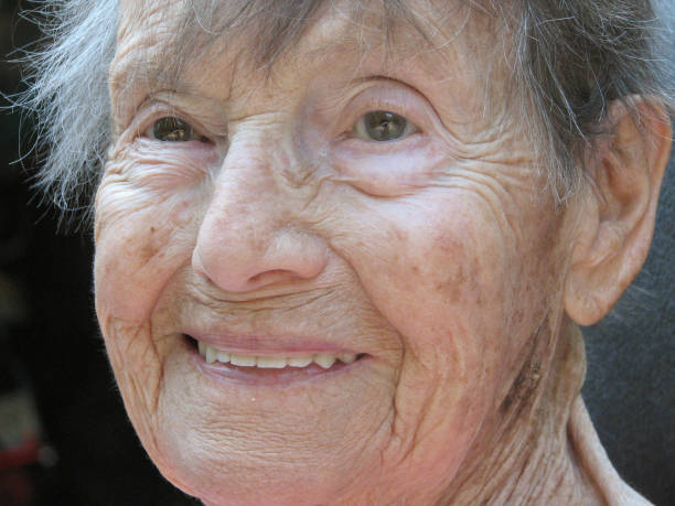 istock Elderly woman smiling 691338680
