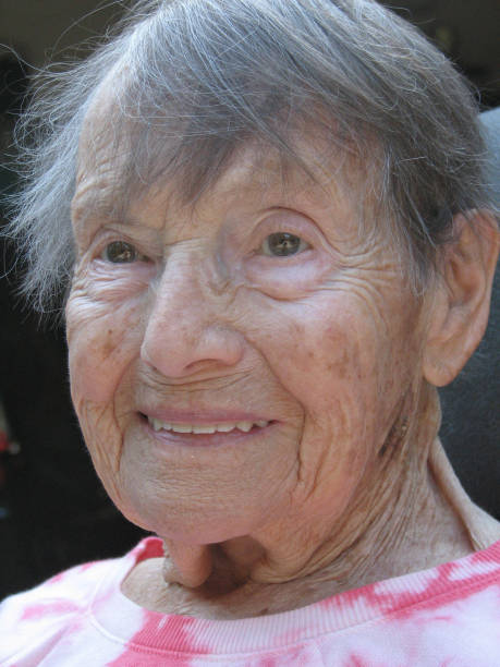 istock Elderly woman smiling 691338692