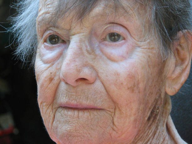 istock Elderly woman in thought 691344258