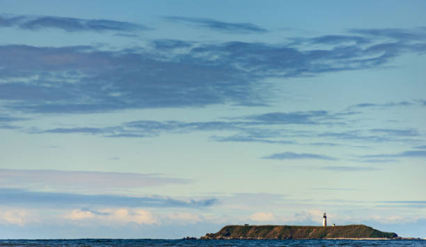istock Cloudy Morning Sky and Lighthouse at Ruby Beach in Olympic National Park 691344458