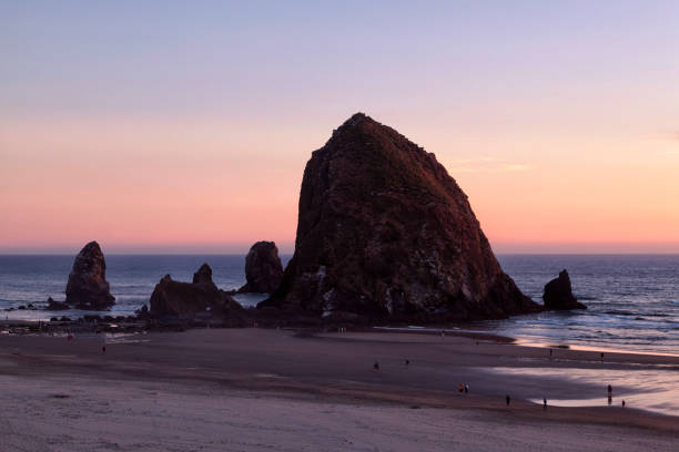 istock Cannon Beach at sunset in summer, Oregon, US 691357168