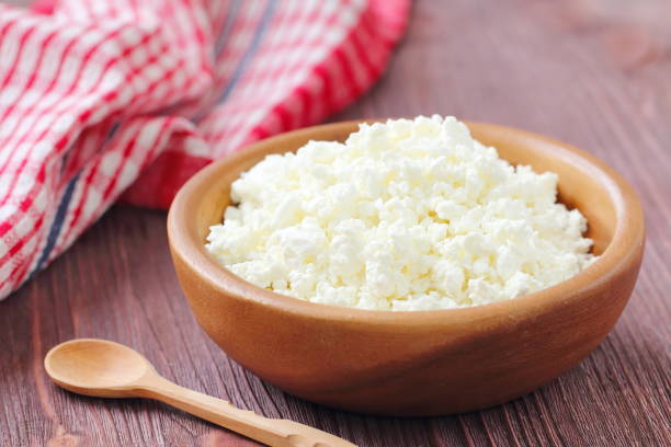 istock Cottage cheese in a bowl 691360206