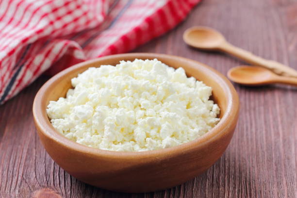 istock Cottage cheese in a bowl 691360212