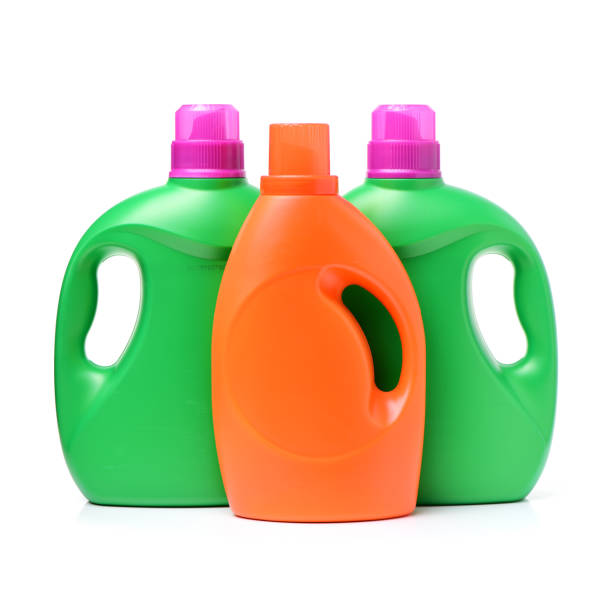 istock Plastic bottle of a washing detergent isolated on a white 691360754