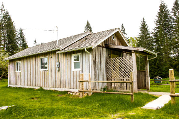 istock Heritage Cabin on the Tsolum River 691364080