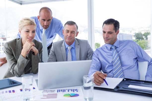 istock Business team working together on laptop 691367468