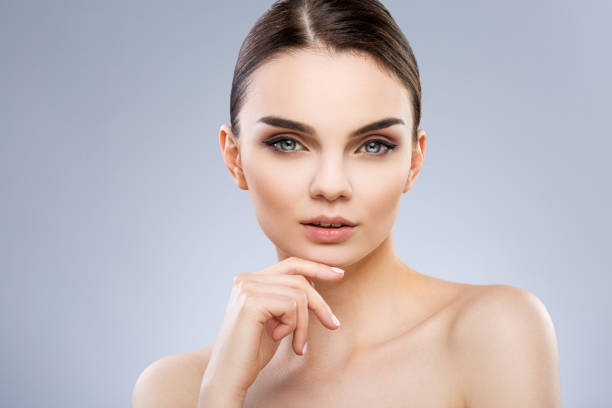 istock Girl with blue eyes 691369968