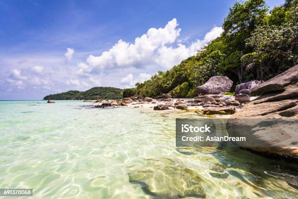 Idyllic Bai Sao Beach In Phu Quoc Island In Vietnam Stock Photo - Download Image Now