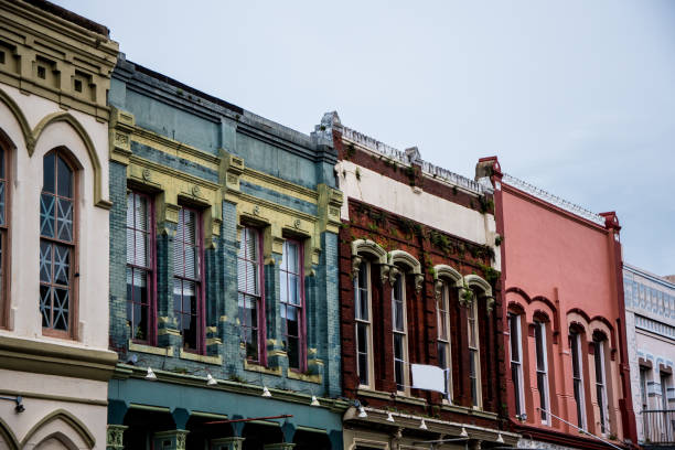 istock Colorful Buildings in Texas. 691374514