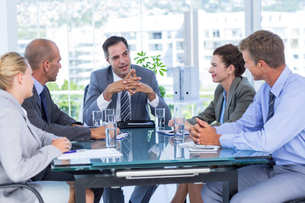 istock Business team during meeting 691388632