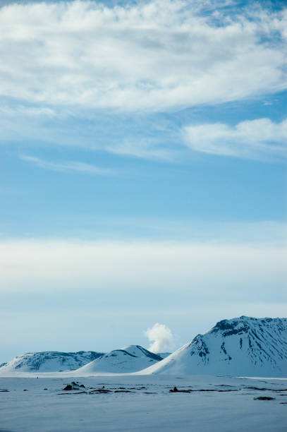 istock Snow mountain, blue sky, north Iceland 691390956